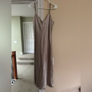 Vince Taupe Maxi Dress